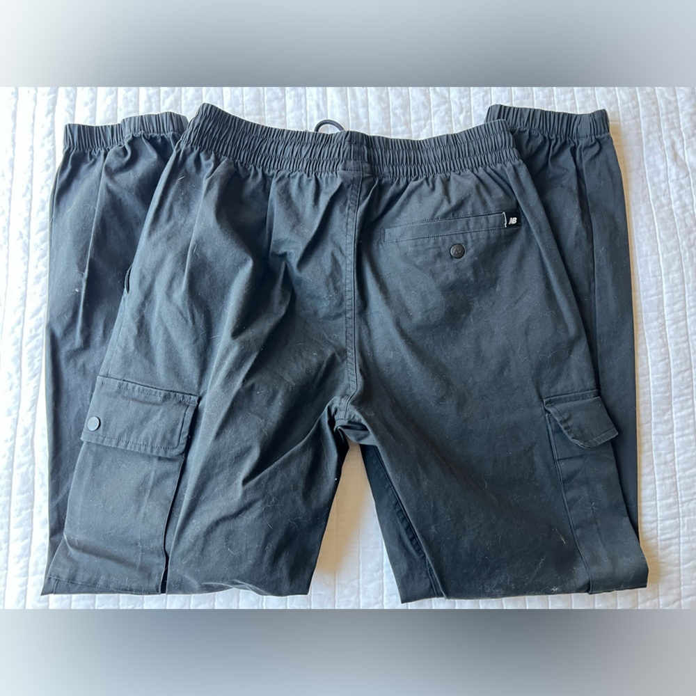 New Balance Black Athletic pants men’s Small - Picture 2 of 3